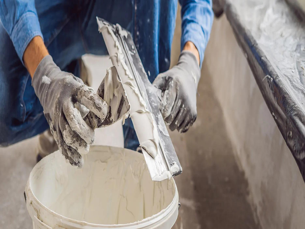 Bathroom waterproofing work in Amravati